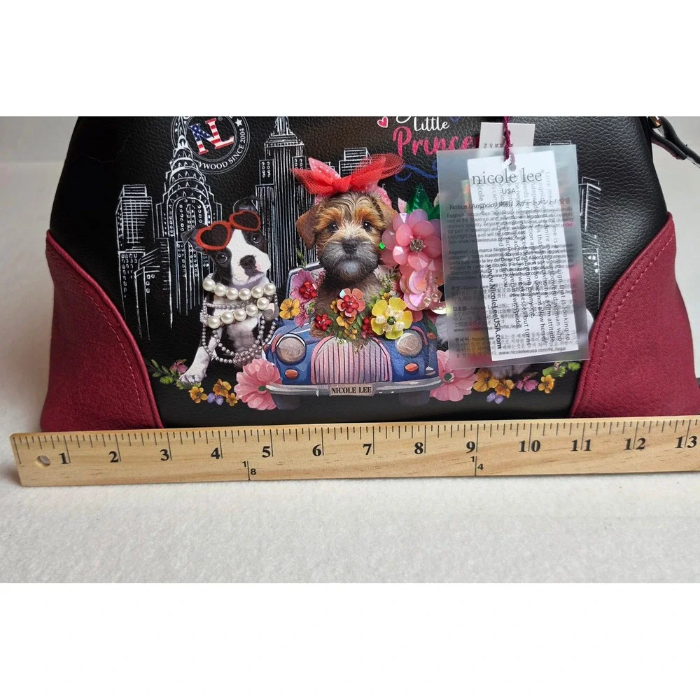 Nicole Lee 20th Anniversary Family Yearbook Satchel Bag FY17069 HTF Rare dog